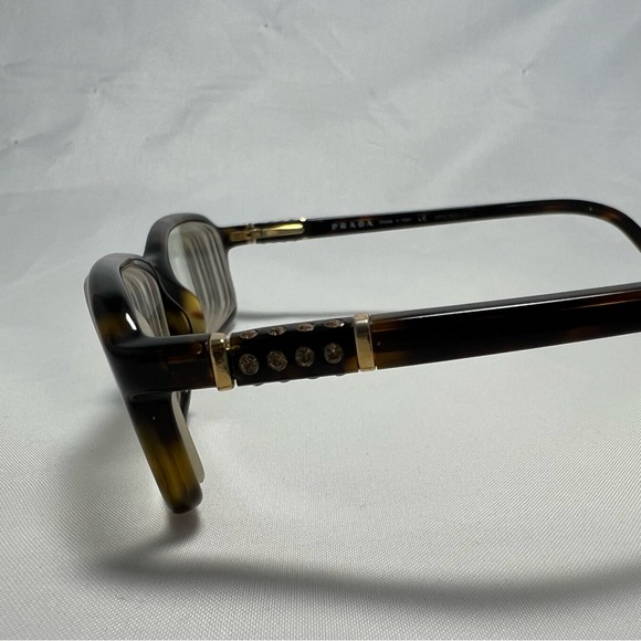 Prada Classic Tortoise Rectangle Eyeglasses - Frames Only - Picture 6 of 8
